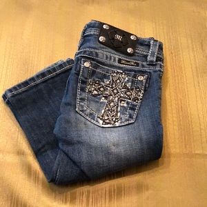 Miss Me Kids Bling Capris